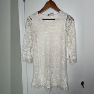 H&M White Lace Dress
